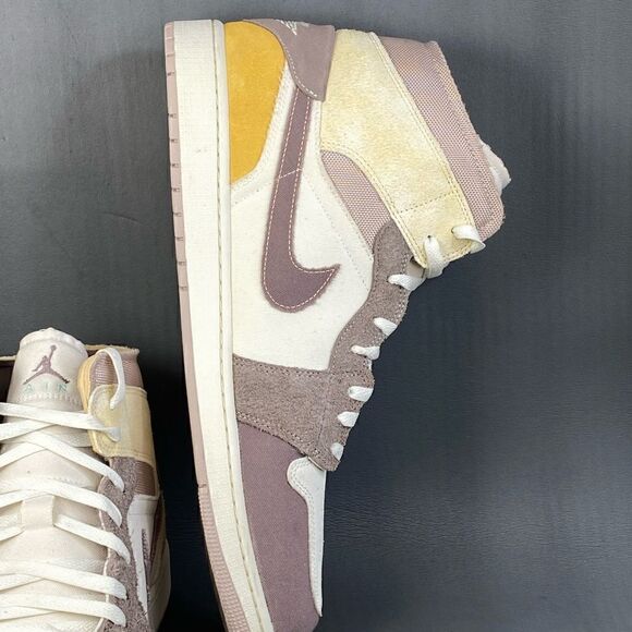 Nike Air Jordan 1 Mid SE Craft “Taupe Haze” Sneaker shoes Mens Size 18